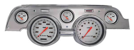 Classic Instruments Gauge Kit - Velocity Series - Analog - Fuel Level / Oil Pressure / Speedometer / Water Temperature