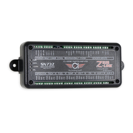 Classic Instruments Gauge Interface - Zeus-Link - Speedometer / Tachometer / Fuel / Oil / Voltmeter / Temperature /