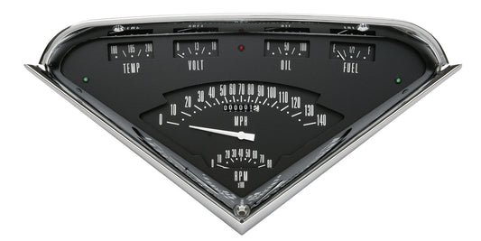 Classic Instruments Gauge Kit - Tach Force - Analog - Water Temperature / Voltmeter / Oil Pressure / Fuel Pressure /