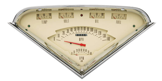 Classic Instruments Gauge Kit - Tach Force - Analog - Water Temperature / Voltmeter / Oil Pressure / Fuel Pressure /