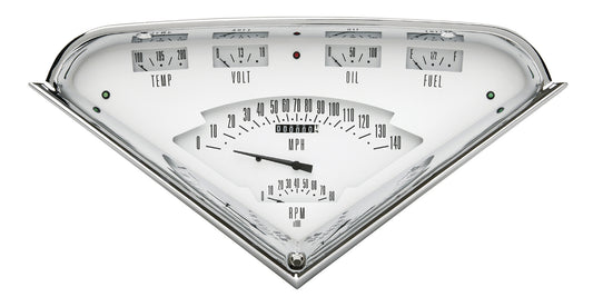 Classic Instruments Gauge Kit - Tach Force - Analog - Water Temperature / Voltmeter / Oil Pressure / Fuel Pressure /