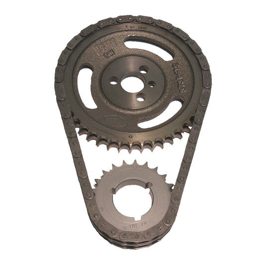 Cloyes Timing Chain Set - Street True Roller - Double Roller - 3 Keyway Adjustable - Iron / Steel - GM V6 / Small