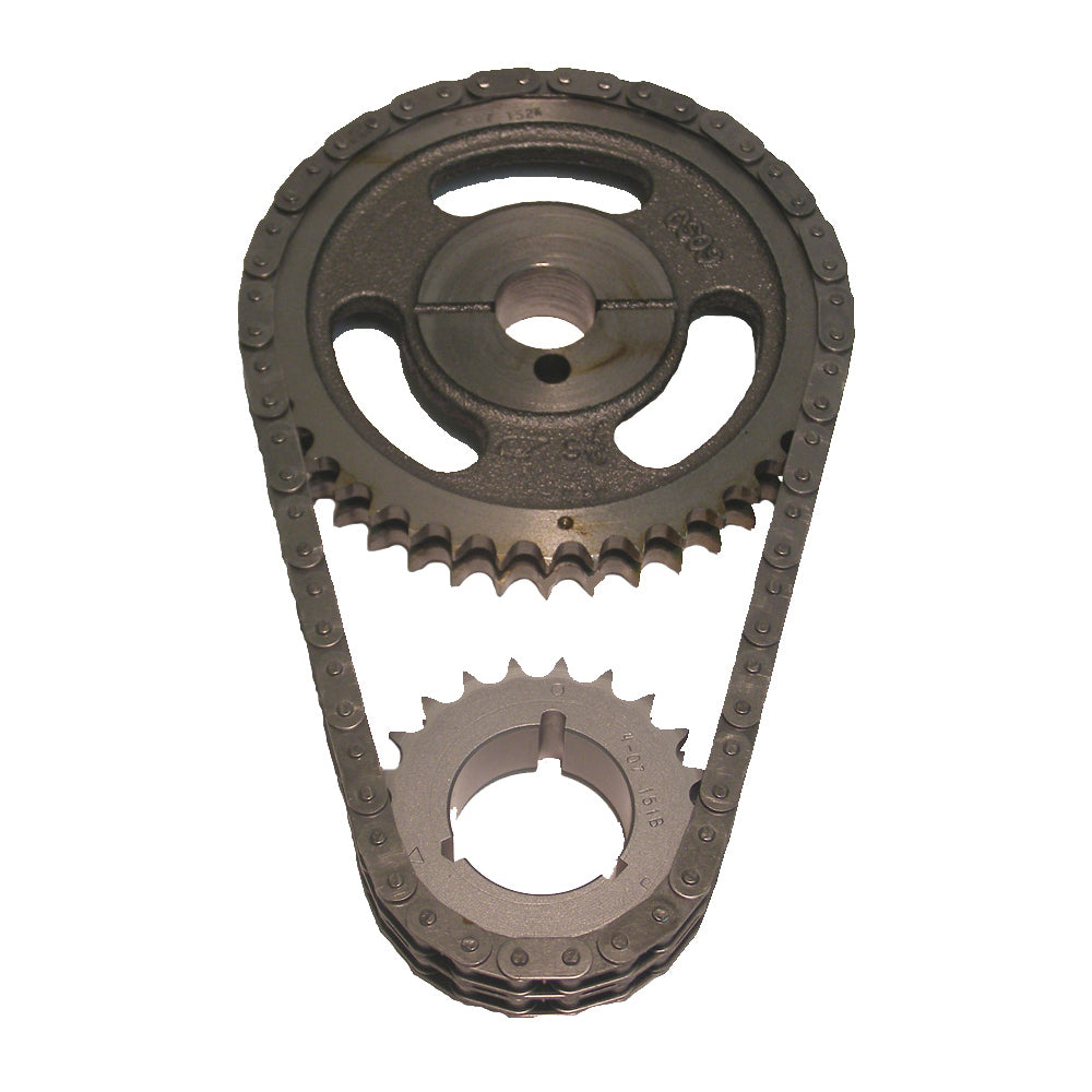Cloyes Timing Chain Set - Street True Roller - Double Roller - 3 Keyway Adjustable - Iron / Steel - Small Block Ford -