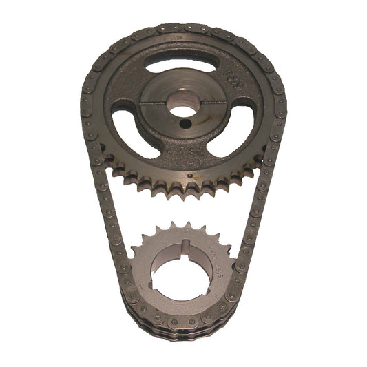 Cloyes Timing Chain Set - Street True Roller - Double Roller - 3 Keyway Adjustable - Iron / Steel - Small Block Ford -