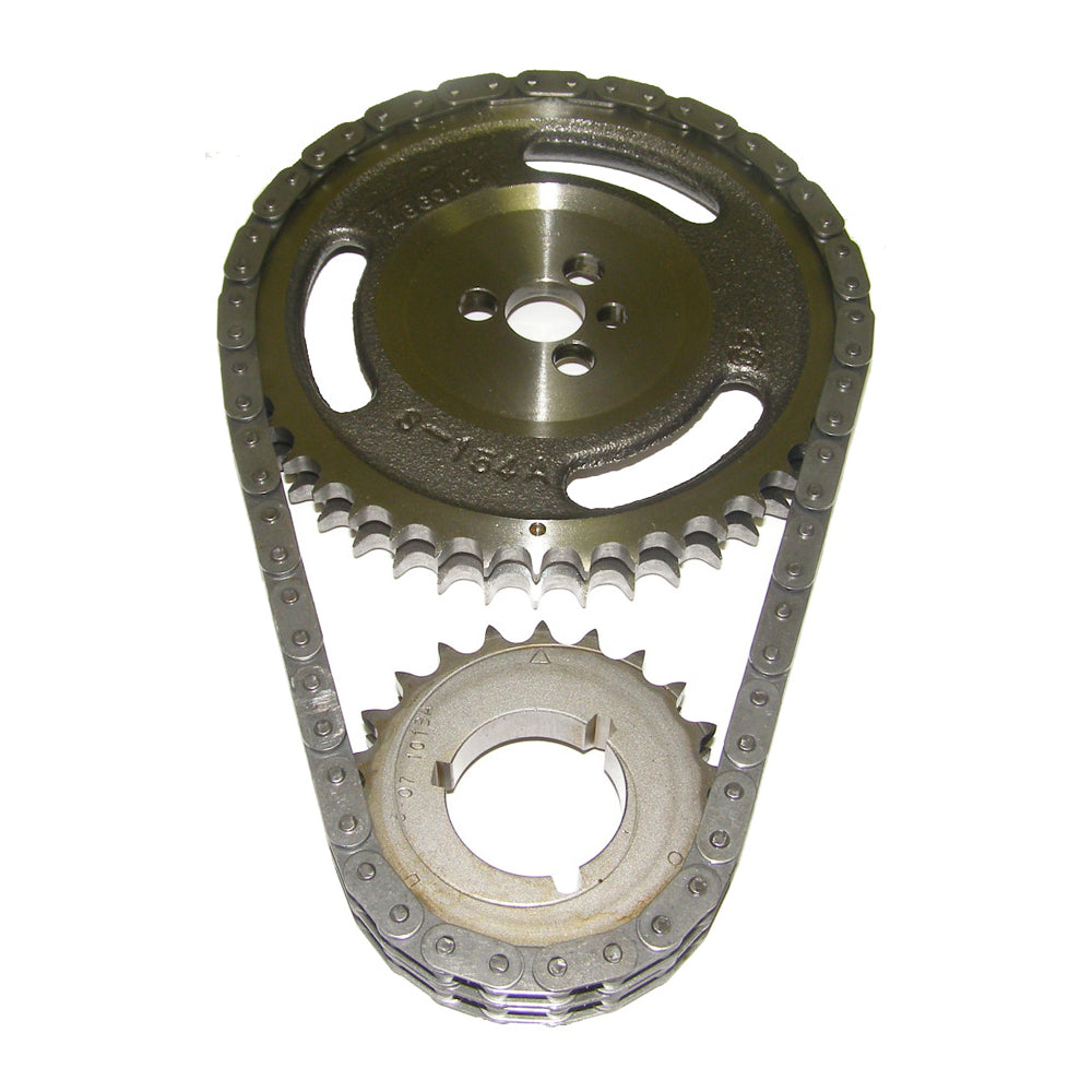 Cloyes Timing Chain Set - Street True Roller - Double Roller - 3 Keyway Adjustable - Iron / Steel - GM V6 / Small