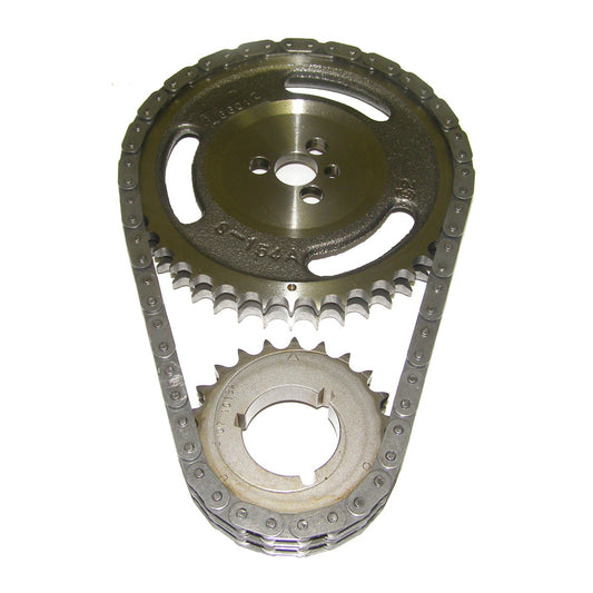 Cloyes Timing Chain Set - Street True Roller - Double Roller - 3 Keyway Adjustable - Iron / Steel - GM V6 / Small