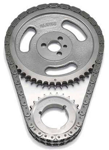 Cloyes Timing Chain Set - Premium Race True Roller - Double Roller - 3 Keyway Adjustable - 0.010 in Shorter - Iron /