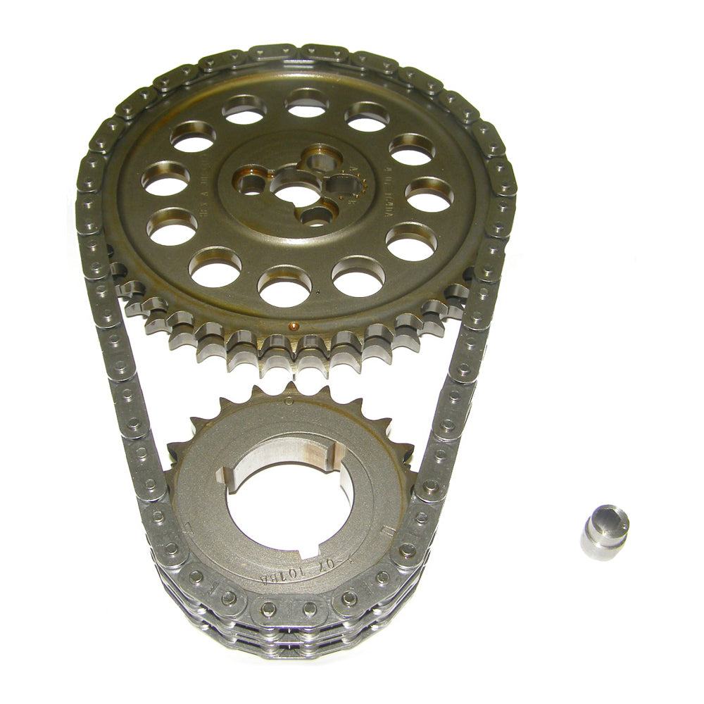 Cloyes Timing Chain Set - Hex-A-Just True Roller - Double Roller - Adjustable - Steel - Factory Roller - Small Block