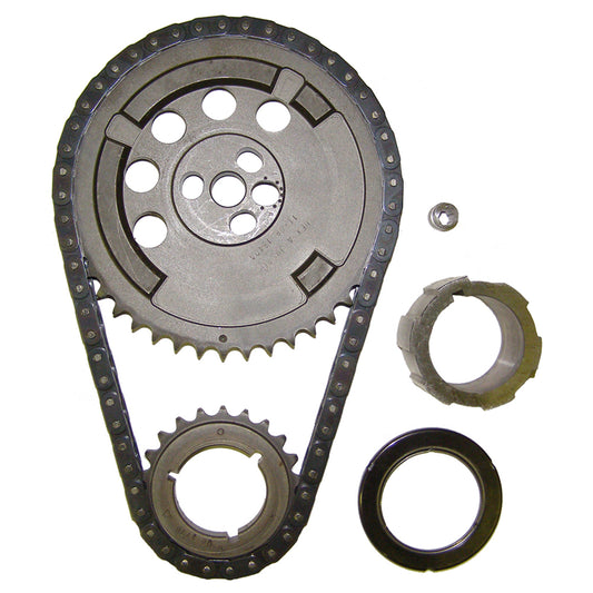 Cloyes Timing Chain Set - Hex-A-Just True Roller - Single Roller - Adjustable - Steel - LS7 - GM LS-Series - Kit