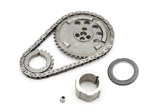 Cloyes Timing Chain Set - Hex-A-Just Z-Racing - Single Roller - Adjustable - Steel - LS7 - GM LS-Series - Kit