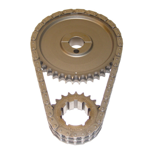 Cloyes Timing Chain Set - Street Billet True Roller - Double Roller - 9 Keyway Adjustable - Steel - Small Block Ford -