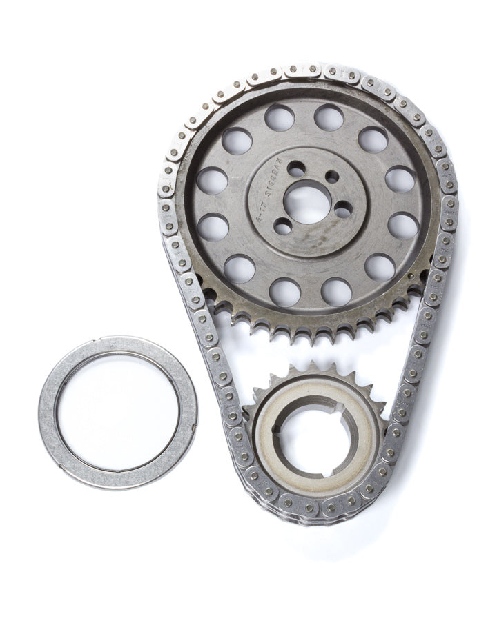 Cloyes Timing Chain Set - Premium Race True Roller - Double Roller - 3 Keyway Adjustable - Thrust Bearing - Iron /