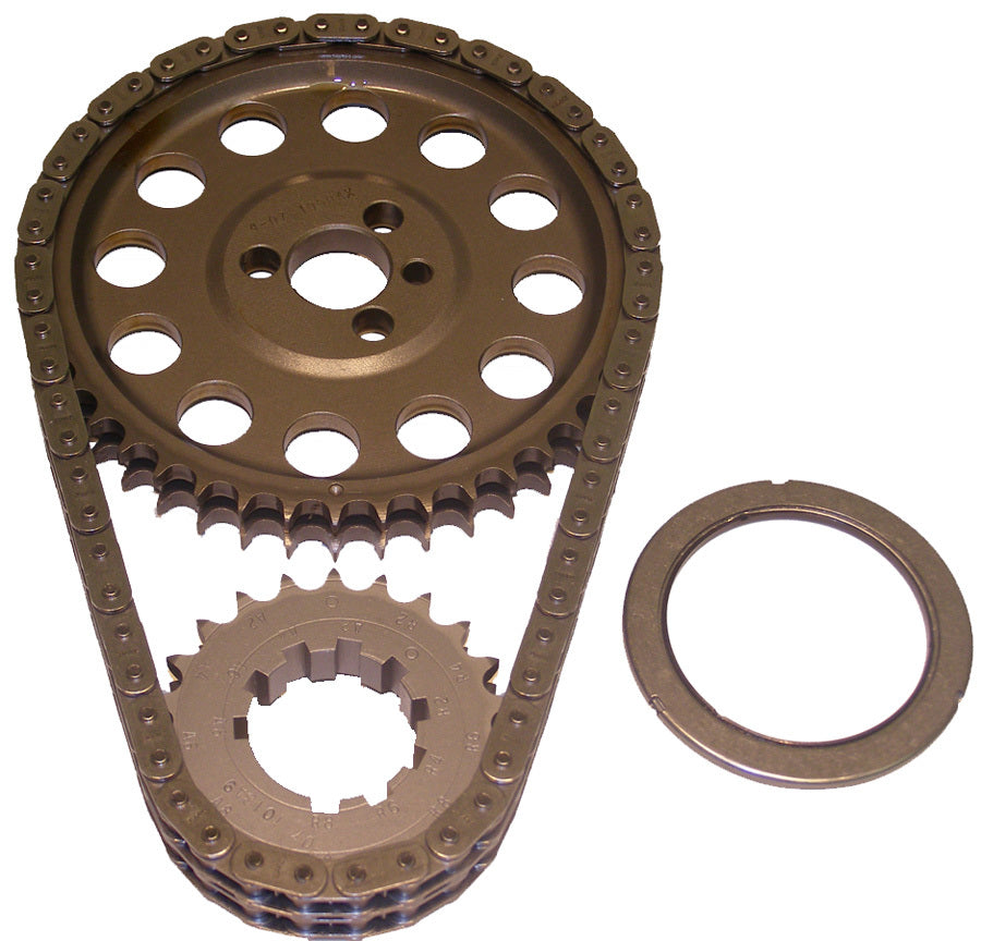 Cloyes Timing Chain Set - Billet True Roller - Double Roller - 9 Keyway Adjustable - Thrust Bearing - 0.005 in Shorter