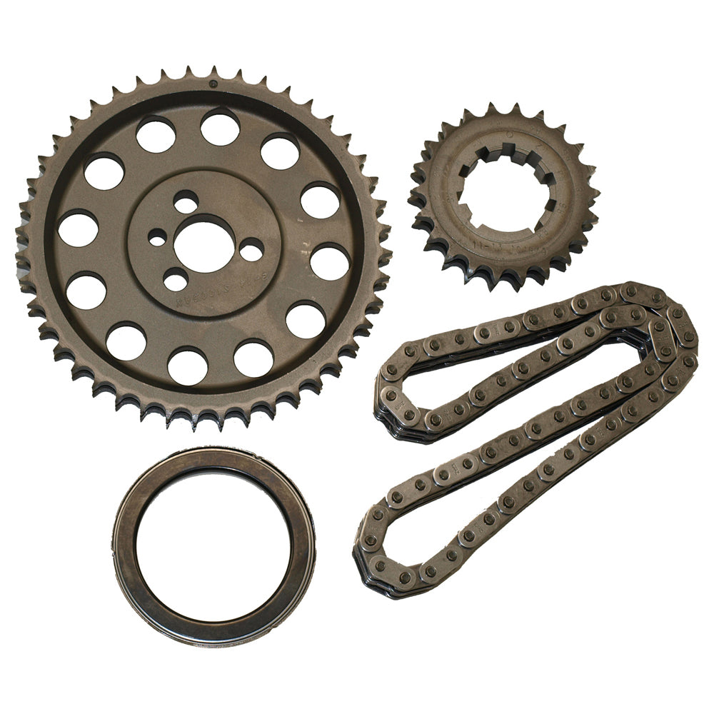 Cloyes Timing Chain Set - Race Billet Z-Racing - Double Roller - 9 Keyway Adjustable - Thrust Bearing - Steel - Small
