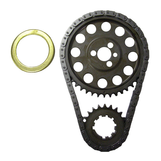 Cloyes Timing Chain Set - Race Billet True Roller - Double Roller - 9 Keyway Adjustable - Thrust Washer - Steel -
