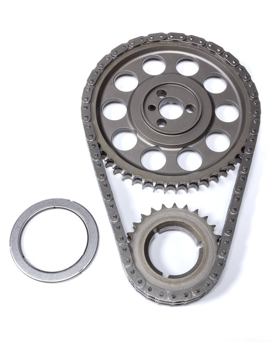 Cloyes Timing Chain Set - Premium Race True Roller - Double Roller - 3 Keyway Adjustable - Thrust Bearing - Iron /