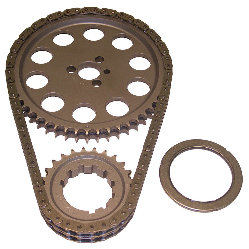 Cloyes Timing Chain Set - Race Billet True Roller - Double Roller - 9 Keyway Adjustable - Thrust Bearing - Steel - Big