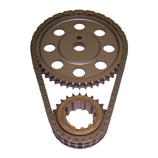 Cloyes Timing Chain Set - Premium Race True Roller - Double Roller - 9 Keyway Adjustable - Steel - Oldsmobile V8 - Kit