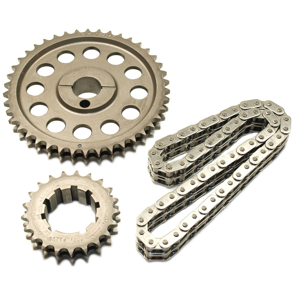 Cloyes Timing Chain Set - Race Billet Z-Racing - Double Roller - 9 Keyway Adjustable - Iron / Steel - Small Block Ford