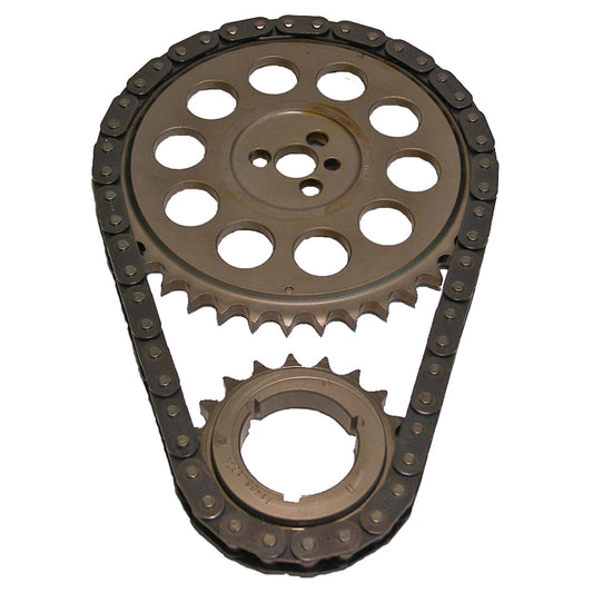 Cloyes Timing Chain Set - Race Billet True Roller - Single Roller - 3 Keyway Adjustable - Steel - Factory Roller - Gen