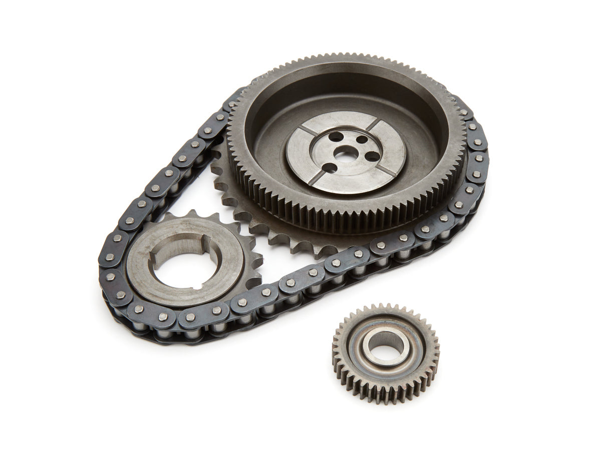 Cloyes Timing Chain Set - Race Billet True Roller - Single Roller - 3 Keyway Adjustable - Steel - LT1 / LT4 - GM