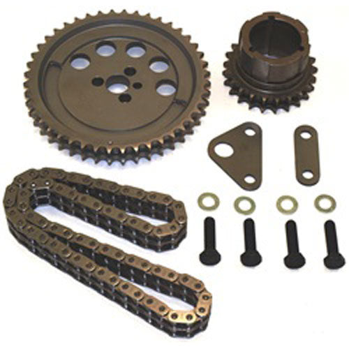 Cloyes Timing Chain Set - Race Billet True Roller - Double Roller - 3 Keyway Adjustable - Steel - LS1 / LS2 / LS6 -