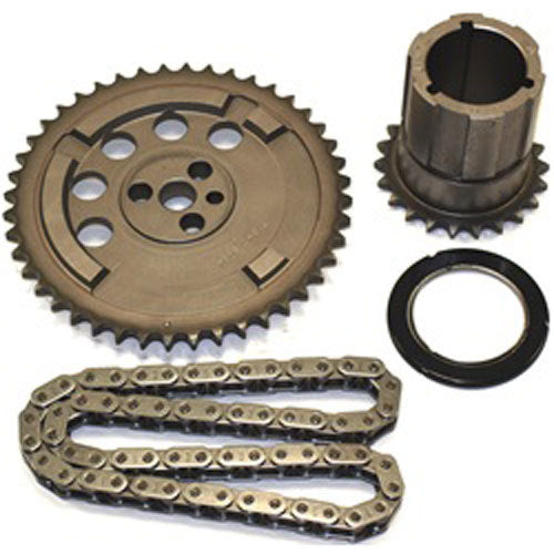 Cloyes Timing Chain Set - Race Billet Z-Racing - Single Roller - 3 Keyway Adjustable - Thrust Bearing - Steel - LS7 -