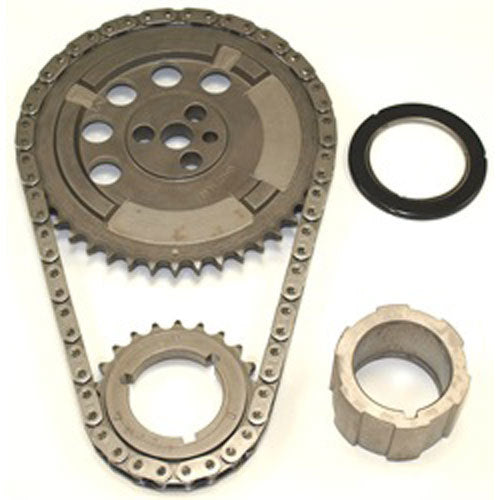 Cloyes Timing Chain Set - Race Billet Z-Racing - Single Roller - 3 Keyway Adjustable - Thrust Bearing - Steel - LS2 -