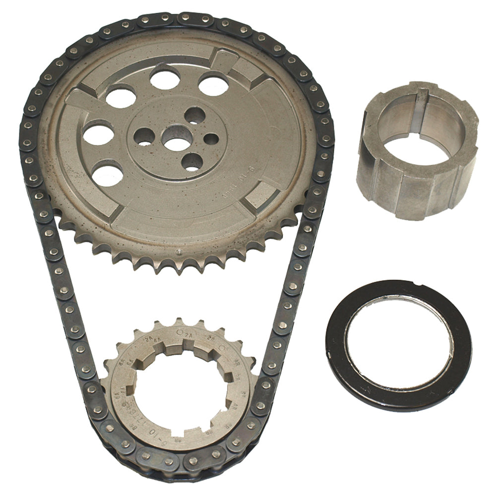 Cloyes Timing Chain Set - Race Billet True Roller - Single Roller - 9 Keyway Adjustable - Thrust Bearing - Steel - LS2