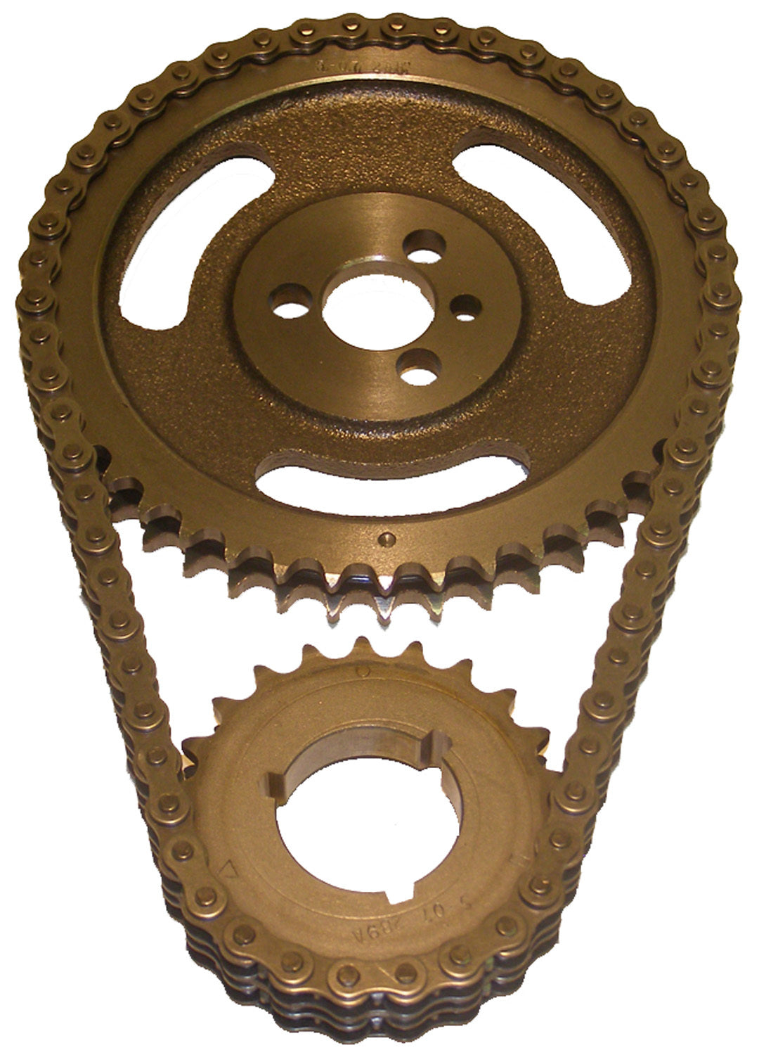 Cloyes Timing Chain Set - Heavy Duty - Double Roller - 3 Keyway Adjustable - Iron / Steel - Small Block Chevy - Kit