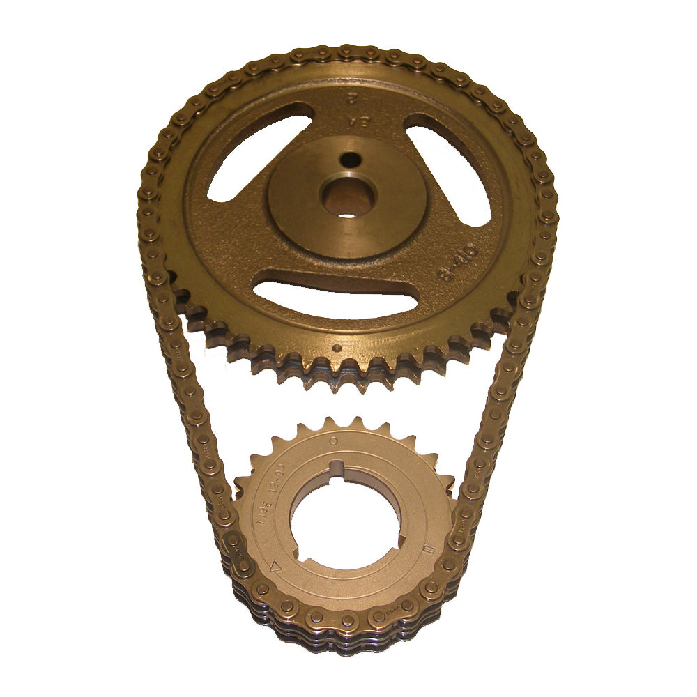 Cloyes Timing Chain Set - Heavy Duty - Double Roller - 3 Keyway Adjustable - Iron / Steel - Ford FE-Series - Kit
