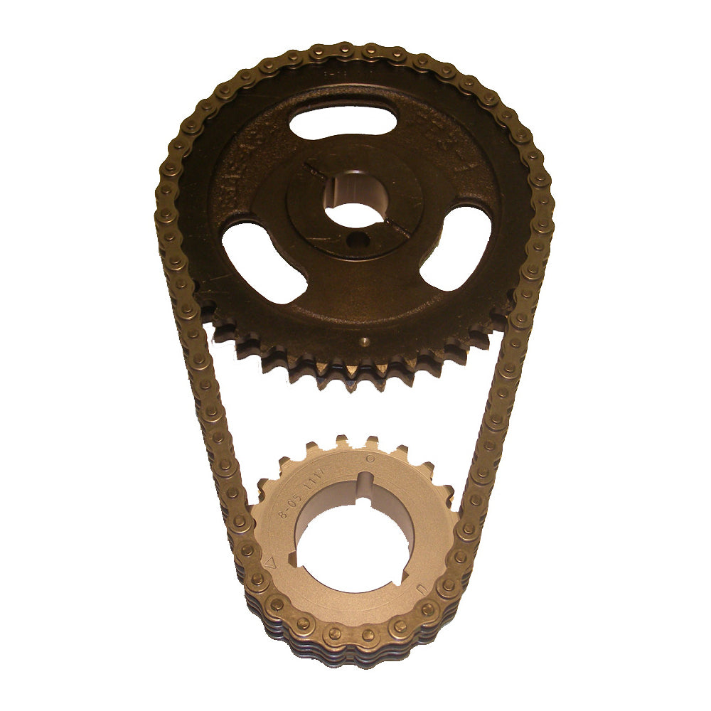 Cloyes Timing Chain Set - Heavy Duty - Double Roller - 3 Keyway Adjustable - Iron / Steel - Small Block Ford - Kit