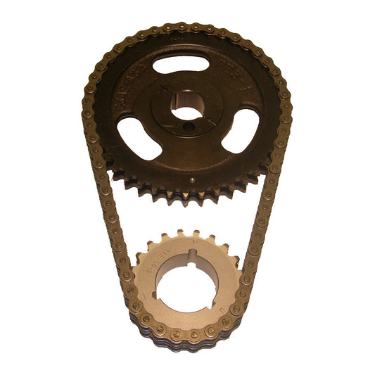 Cloyes Timing Chain Set - Heavy Duty - Double Roller - 3 Keyway Adjustable - Iron / Steel - Small Block Ford - Kit