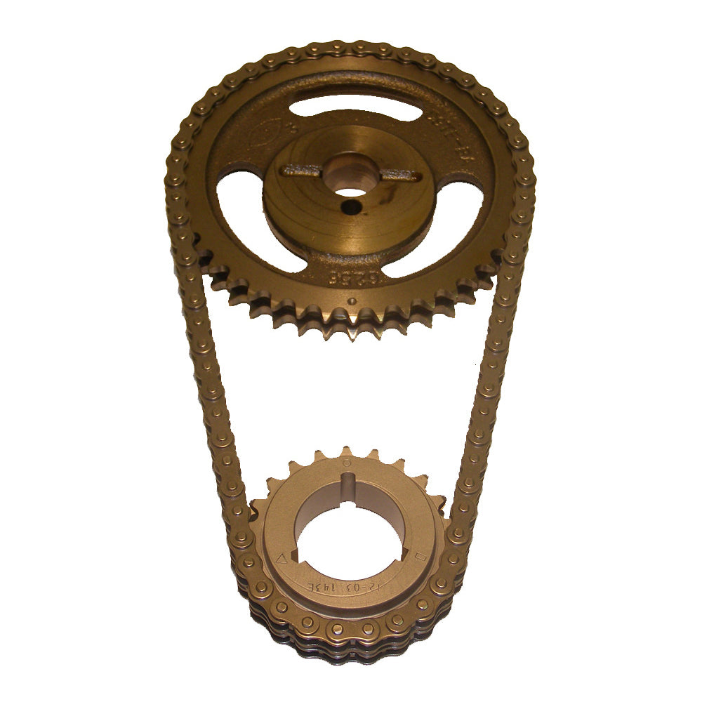 Cloyes Timing Chain Set - Heavy Duty - Double Roller - 3 Keyway Adjustable - Iron / Steel - Big Block Ford - Kit