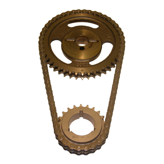 Cloyes Timing Chain Set - Heavy Duty - Double Roller - 3 Keyway Adjustable - Iron / Steel - Big Block Ford - Kit