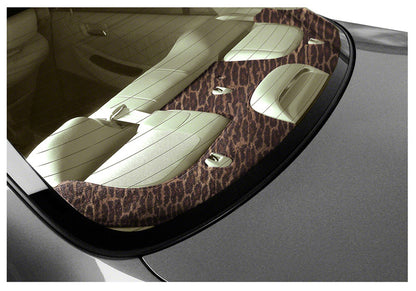 Custom Rear Deck Velour — Velour Leopard