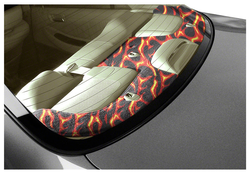 Custom Rear Deck Velour — Velour Fire