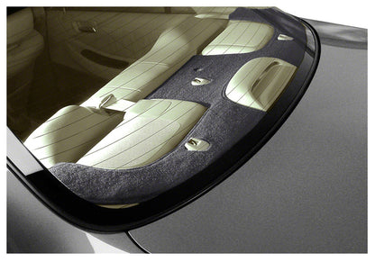 Custom Rear Deck Cover Poly Carpet — Black