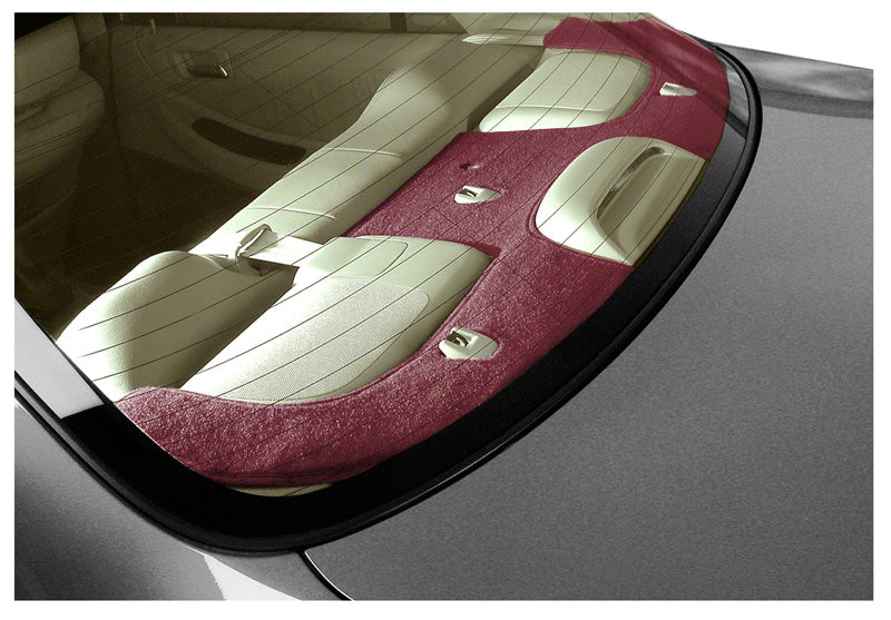 Custom Rear Deck Cover Poly Carpet — Red