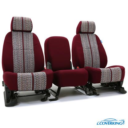 Custom Seat Cover Saddleblanket — Wine with Neosupreme Wine Sides