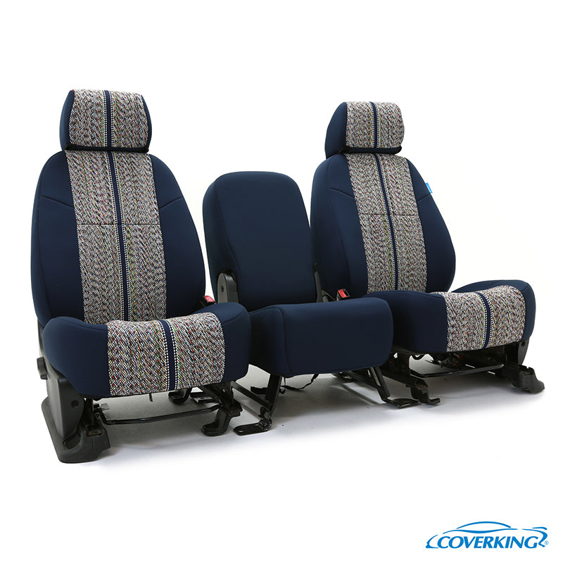 Custom Seat Cover Saddleblanket — Dark Blue with Neosupreme Navy Blue Sides