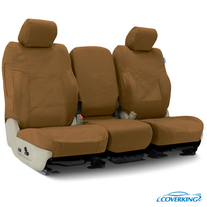Custom Seat Cover Poly Cotton — Drill Tan