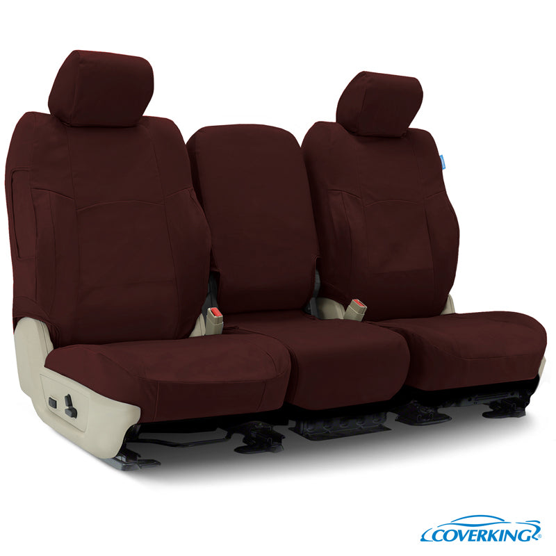 Custom Seat Cover Poly Cotton — Drill Wine
