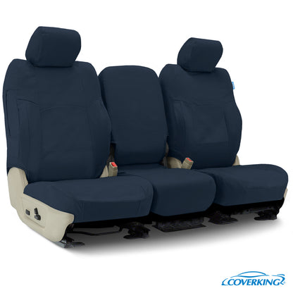 Custom Seat Cover Poly Cotton — Drill Navy Blue