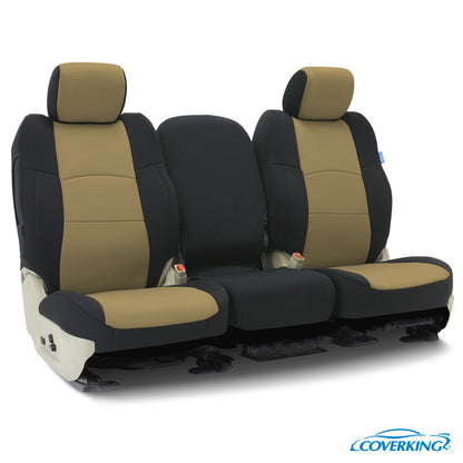 Custom Seat Cover Neosupreme — Tan with Black sides