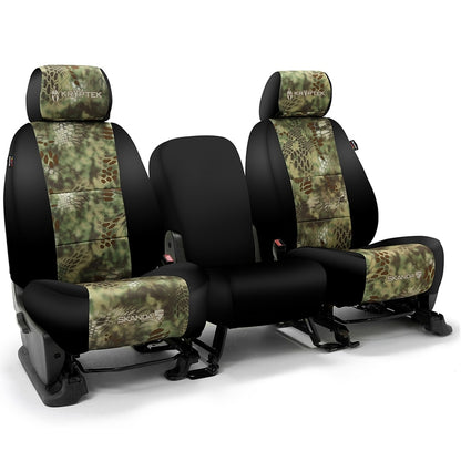 Custom Seat Cover Neosupreme Kryptek — Camo Mandrake With Black Sides