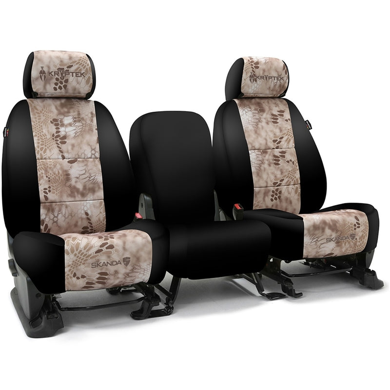 Custom Seat Cover Neosupreme Kryptek — Camo Nomad With Black Sides