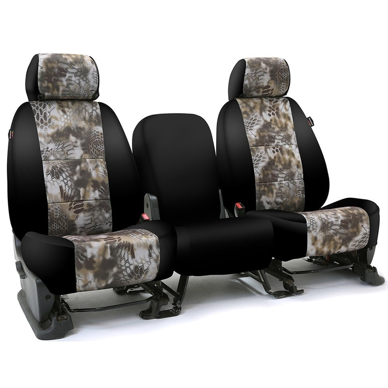 Custom Seat Cover Neosupreme Kryptek — Camo Banshee With Black Sides