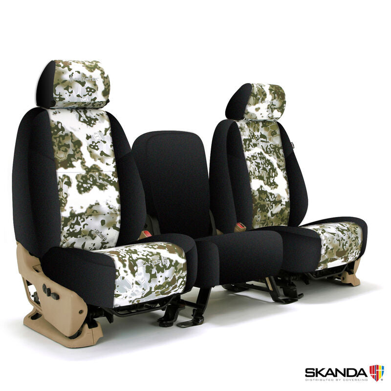 Custom Seat Cover Neosupreme Kryptek — Camo Obskura Grom With Black Sides