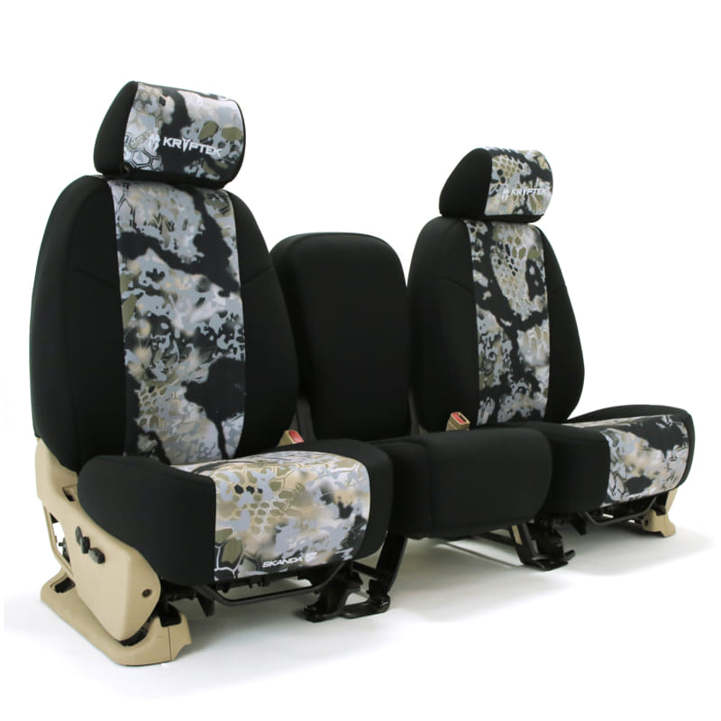 Custom Seat Cover Neosupreme Kryptek — Camo Obskura Skyfall With Black sides